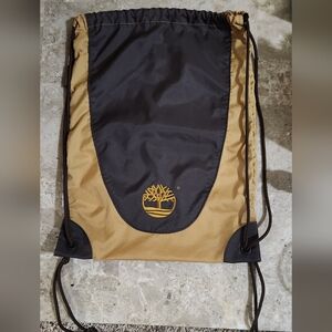Timberland Canvas Tan Drawstring Bag